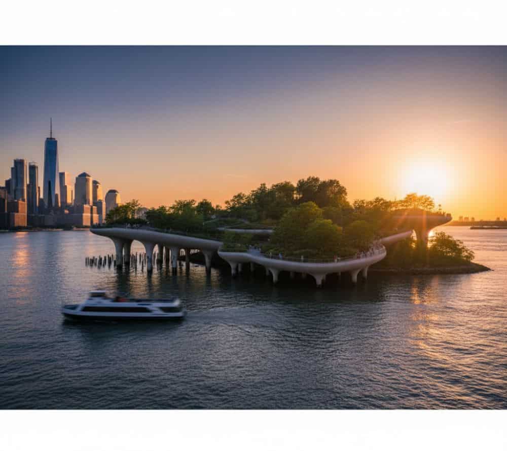 Descubre Little Island, la increíble estructura sobre el río Hudson que está redefiniendo el turismo en NYC. Dónde está y cómo visitarlo gratis.